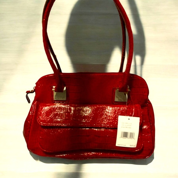 NWT Liz & Co. Ruby Red Handbag - Picture 1 of 4